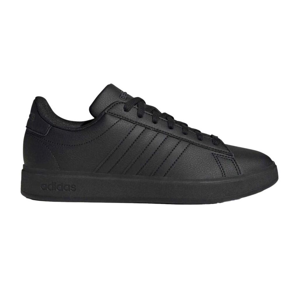 Adidas Womens/Ladies Grand Court Platform Sneakers / Triple Black